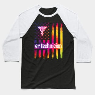 ncy Room Technician Er Technician Er Tech Baseball T-Shirt